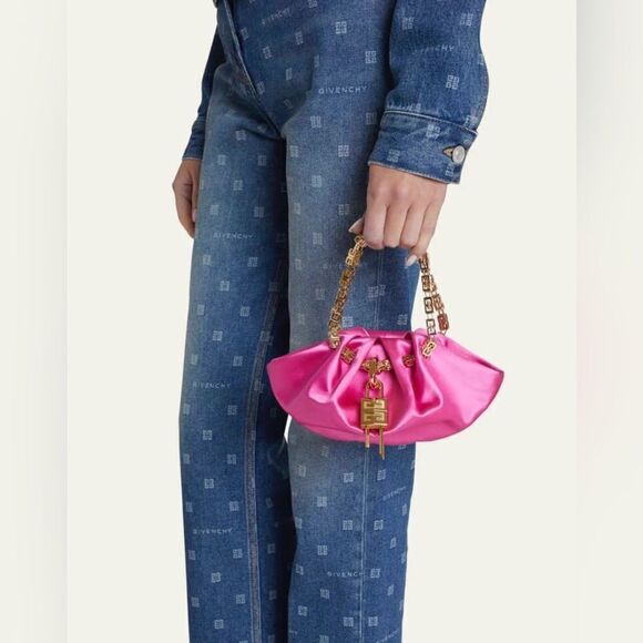 Givenchy Mini Kenny Top-Handle Bag with Monogram Chain - Picture 2 of 14